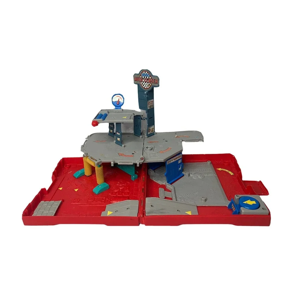 Mattel Matchbox Pop-Up 24‎ Hour Car Wash Garage Red Case 2005 Play Set Toy